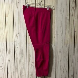 JCrew raspberry Minnie pant size 10